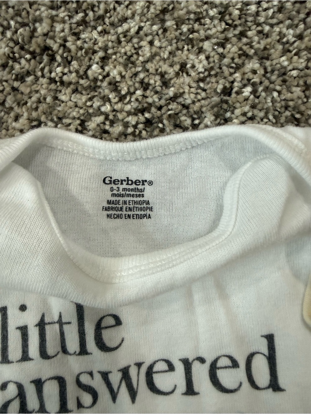 Faith inspired Bodysuits 0-3 Months - Picture 6 of 7